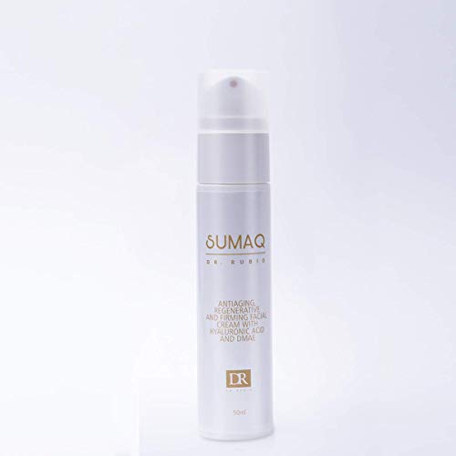 SUMAQ - DR.RUBIO Crema Facial Antiedad Regenerativa y Reafirmante con Acido Hialurónico y DMAE 50ml