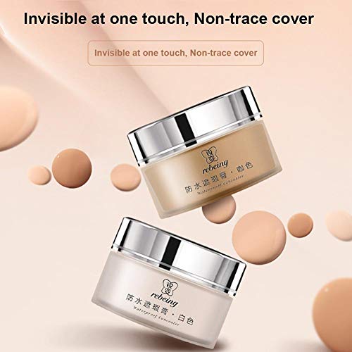 Sunflowerany Scar Concealer Cream, kit de crema corrector de maquillaje profesional a prueba de agua actualizado para cubrir tatuajes, manchas de edad y hematomas, conjunto de maquillaje