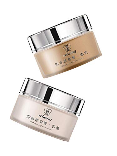 Sunflowerany Scar Concealer Cream, kit de crema corrector de maquillaje profesional a prueba de agua actualizado para cubrir tatuajes, manchas de edad y hematomas, conjunto de maquillaje