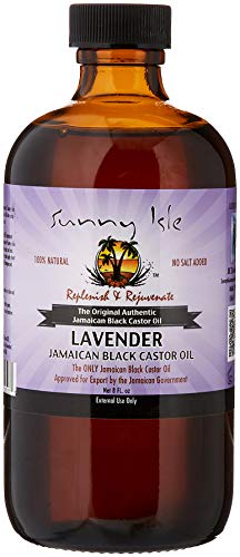 SUNNY Man lavanda Jamaica negro Castor Oil, 8 oz