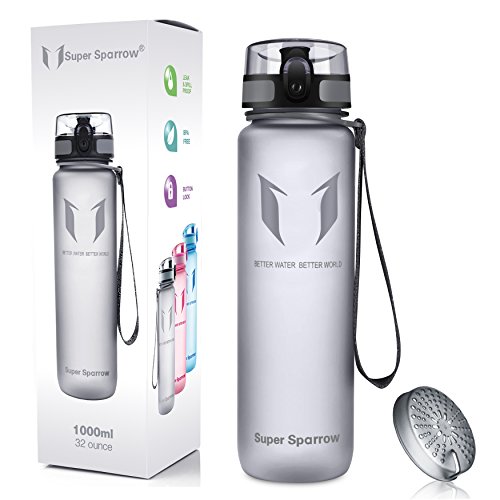 Super Sparrow Botella de Agua Deportiva -500ml - Sin BPA - Flujo de Agua rápida