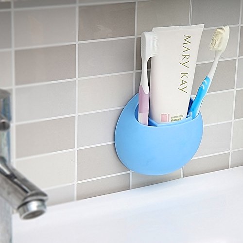 ** superior belleza palillos de dientes de pared para cuarto de baño taza de la succión dentífrico niñito