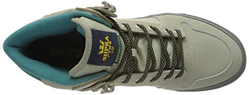 Supra Vaider CW, Zapatos de Skate Unisex Adulto, Stone Dk Grey, 43 EU