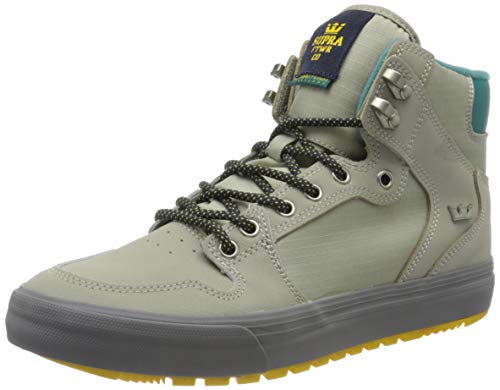 Supra Vaider CW, Zapatos de Skate Unisex Adulto, Stone Dk Grey, 43 EU