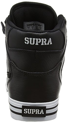 Supra Zapatillas abotinadas, Negro - Schwarz (BLACK - WHITE BKW), 39 EU