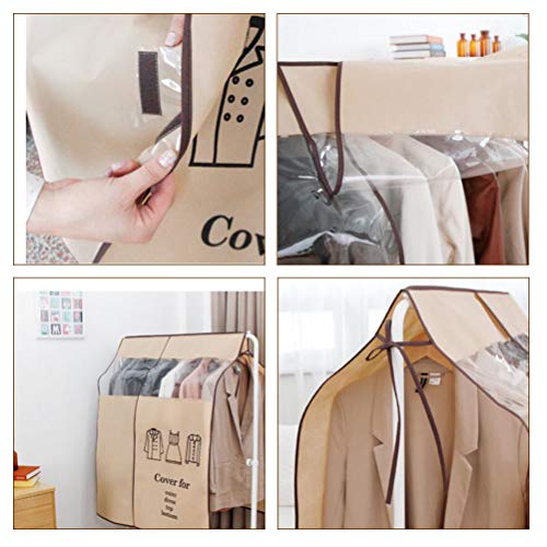 Surenhap Funda Protectora para Ropa, Perchero, 90 x 110 cm, Transpirable, para Colgar del Hombro