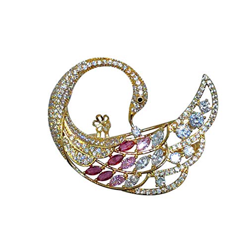 Swan Ms Broche Encantador Simple Exquisito Todo-fósforo Moda Popular Simplicidad Personalidad Pin Joyería Cumpleaños Navidad Día de la Madre