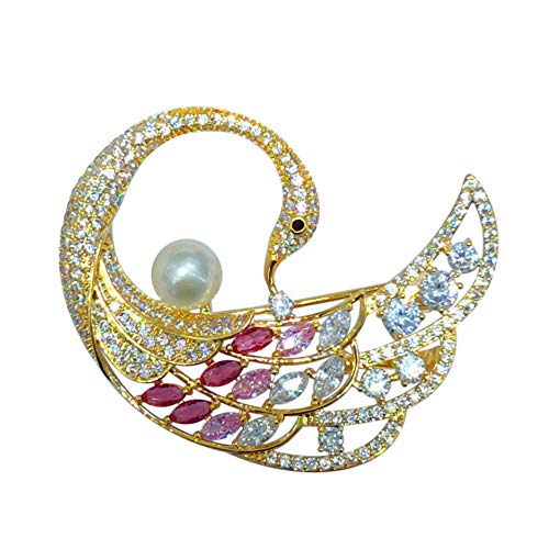 Swan Ms Broche Encantador Simple Exquisito Todo-fósforo Moda Popular Simplicidad Personalidad Pin Joyería Cumpleaños Navidad Día de la Madre