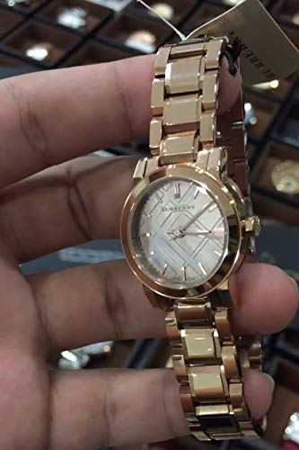 Swiss BU9228 - Reloj de pulsera para mujer (26 mm, esfera de oro rosa)