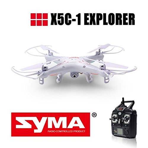 Syma x5 X5C-1 2,4 G HD Cuadricóptero RTF RC Helicóptero con cámara de 2.0 MP, Color, 14 Years and up (BJ825)