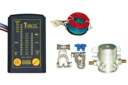 T-MAX Sistema conmutador de doble batería DBS02 con display digital
