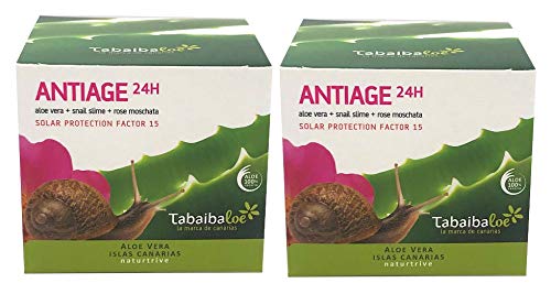 Tabaibaloe Crema Facial Regeneradora Antiedad 24h 100 ml x 2 unidades