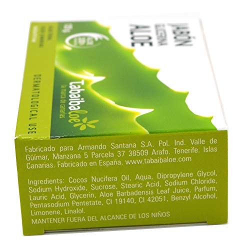 Tabaibaloe jabón de aloe vera 125gr pack 4 uds (3)