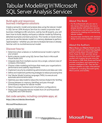 Tabular Modeling in Microsoft SQL Server Analysis Services (Developer Reference)