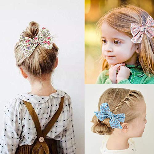 Tacobear 16 Piezas Lazos para el Pelo Niñas Nudo Pinzas Pelo Arco de Pelo Cintas Pelo Accesorios para Cabello para niñas