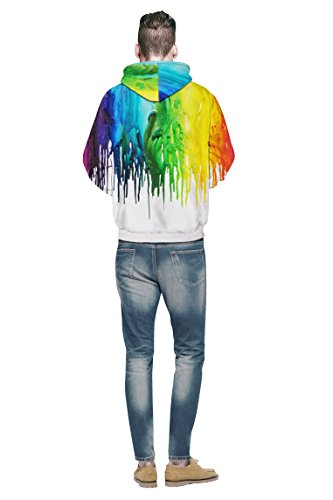 TAGVO Sudaderas con Capucha Impresas en 3D Unisex Novedad Sudadera Personalizada Jerseys Jerseys de Manga Larga Transpirable con Capucha con Bolsillo Elástico con Capucha para Hombres y Mujeres