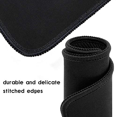 Tapis de Souris de jeu, Cascade, Cascade majestueuse bloquée Avec Des roches massives Avec de la Mousse Sur eux, Noir Blanc, Surface douce, Tapis de Souris facile à nettoyer, Support antidérapant