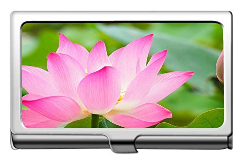 Tarjetero para tarjeta de presentación de flores de acuarela de Yanteng-Botanical Garden Name Card Case