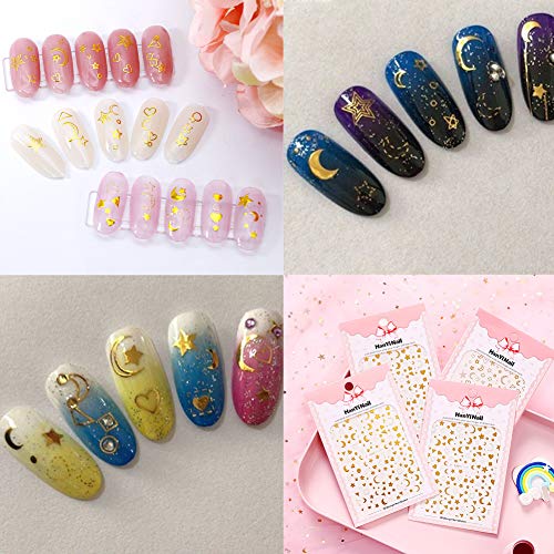 Tatuajes temporales cara, Tatuajes de cara temporales metálicos. Pegatinas de maquillaje a prueba de agua para mujeres en el festival y en el escenario (10 hojas)