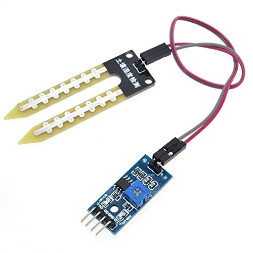 TECNOIOT 2pcs Soil Hygrometer Humidity Detection Module Soil Moisture Water Sensor