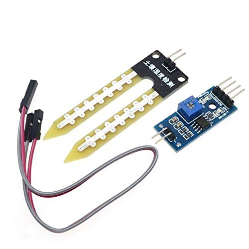 TECNOIOT 2pcs Soil Hygrometer Humidity Detection Module Soil Moisture Water Sensor