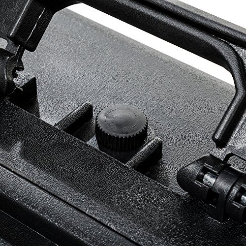 TecTake Maletín para cámara de Fotos 35 l con 4 esterillas de Espuma fotográfica protección Negro