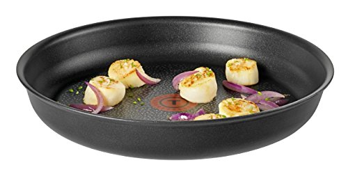 Tefal Ingenio Expertise - Sartén de aluminio de 24 cm, antiadherente con extra de titanio, aptas para todo tipo de cocinas incluido inducción, compatible con mango extraíble