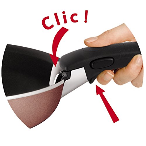 Tefal Mango Ingenio L9938015 - Mango extraíble para Tefal Ingenio, 3 puntos de fijación con la sartén, permite hasta 10 kg de peso