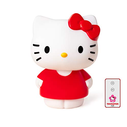 Teknofun Hello Kitty Lampara de Decoración con Mando a Distancia