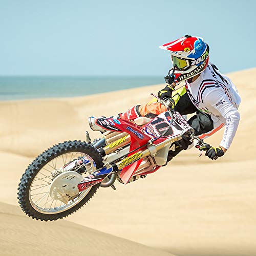 TELESIN - Soporte para casco de motocicleta para GoPro Hero 2018/6/5/4/3, Session, SJCAM, AKASO, Campark, Polaroid, Osmo Action, YI Action Casco de acción curvada