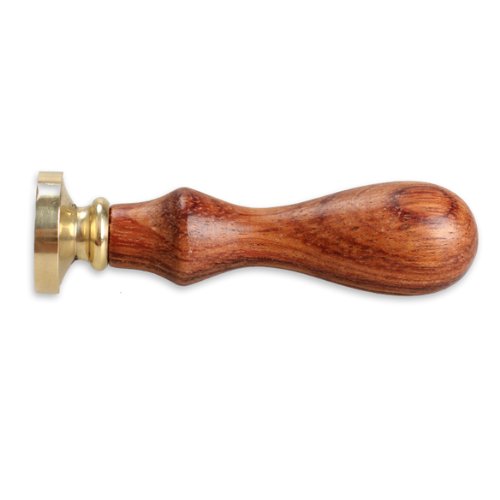 Tenflyer Sellado de Cera Classic Inicial Sello de la Cera Sello de Letra del Alfabeto de Madera Retro (M)