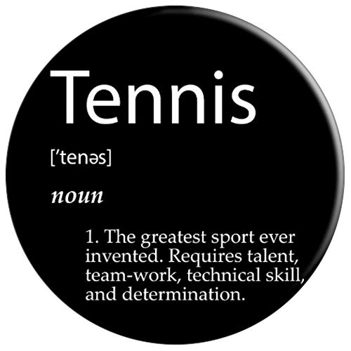 Tennis Definition - Best Racket Sport Singles Double Tennis PopSockets Agarre y Soporte para Teléfonos y Tabletas