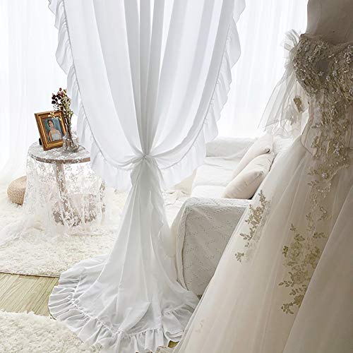 Tensism Cortinas Semi Puras,Paneles De Cortinas De Jerez Dormitorio,Cortinas De Lino Natural,para La Decoración del Hogar,1 Paneles