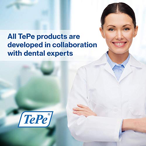 TePe Universal Care - Cepillo unipenacho flexible para el cuidado de implantes y aparatos ortodónticos, Cuello moldeable, Colores aleatorios