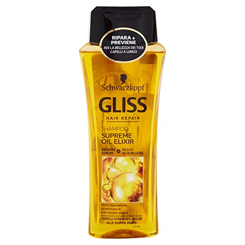 Testanera Gliss Hair Repair Shampoo con Nutritive Oil Elixir - 250 ml