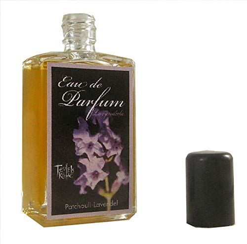 'Teufel Cocina Patchouli lavandula, pachulí con lavanda, Eau de Parfum para mujer, Gótico Parfum, Mini Frasco, 10 ml frasco de cristal (Madera), diseño y pachulí