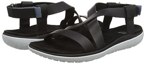 TevaTerra Livia Lux - Sandalias  Sandalias Mujer, Negro - Schwarz (black 513), 36