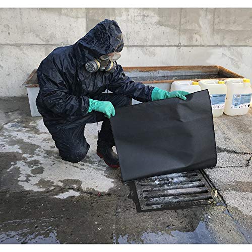 Texfire - Obturador de alcantarilla de 100x75 cm, Multiuso, ignífugo, Impermeable y anticorrosivo. para Kit ADR.