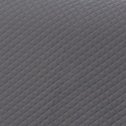 Textilhome - Funda Cubre Sofá Chaise Longue Adele, Protector para Sofás Acolchado Brazo Derecho. Tamaño -240cm. Color Gris (Visto DE Frente)
