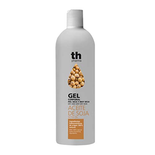 Thader Th Pharma Gel Corporal Zero y Aceite de Soja/Gel Corporal Hidrantante para Pieles Secas, Nutre e Hidrata, 750 ml