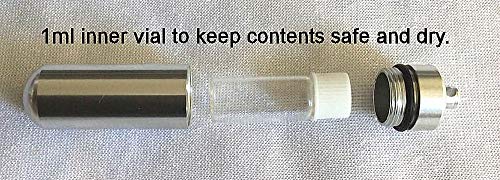 The Birthstone Collection: urna de luto conmemorativo para cenizas de cremación con colgante de diciembre (circonita azul) y bolsa de joyería y kit de relleno (plata, collar)