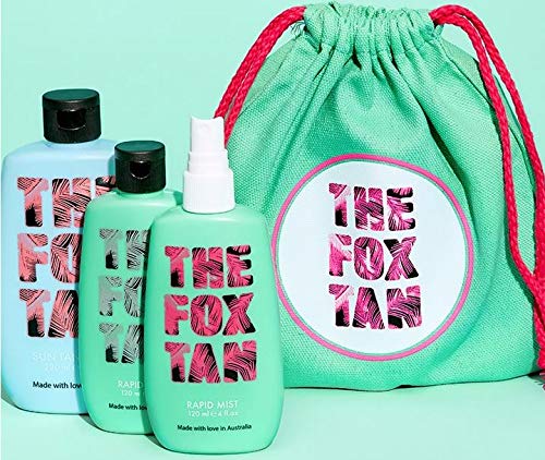 The Fox Tan THE TRIPLE THREAT – El Fox Tan Rapid Tanning Mist x 120 ml & The Fox Tan Rapid Tanning Elixir x 120 ml & The Fox Tan Sun Tan Sealer x 220 ml