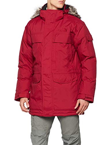 The North Face McMurdo - Chaqueta Impermeable, Hombre, Rojo (Rumba Red), L
