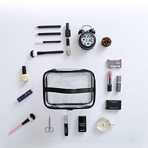 THEE Bolsas de Aseo Transparente Organizador de Cosméticos Portátil de Viaje