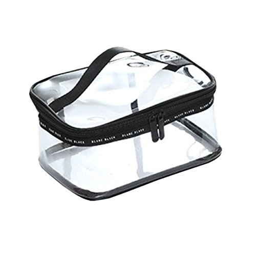THEE Bolsas de Aseo Transparente Organizador de Cosméticos Portátil de Viaje