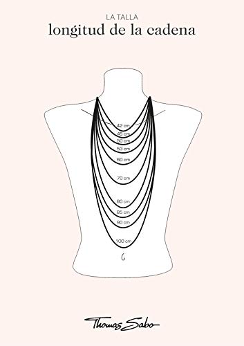 Thomas Sabo Mujer-Cadena Rolo Plata de ley 925 X0001-001-12-L80
