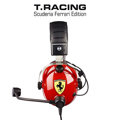 ThrustMaster Kit - Multiplataforma de Auriculares y Volante de Carreras + Réplica Desmontable del Volante Fórmula 1 Ferrari 150 Italia