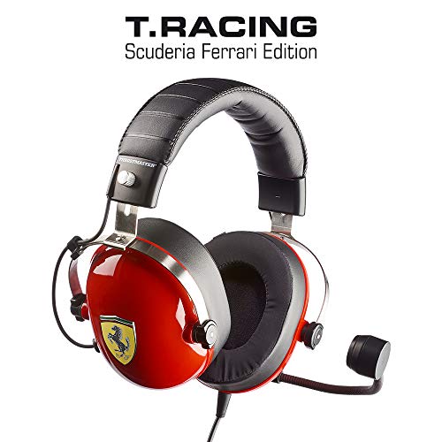 ThrustMaster Kit - Multiplataforma de Auriculares y Volante de Carreras + Réplica Desmontable del Volante Fórmula 1 Ferrari 150 Italia