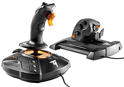 Thrustmaster T.16000M FCS HOTAS - Joystick PC, Tecnología de precisión magnética H.E.A.R.T. + Mando de potencia TWCS (Thrustmaster Weapon Control System) con tecnología S.M.A.R.T