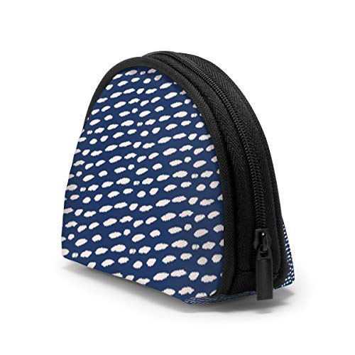 Tie Dye Polka Dot Belleza Japonesa Moda Mujeres Niñas Shell Cosmético Maquillaje Bolsa de Almacenamiento Monedas de Compras al Aire Libre Monedero Organizador